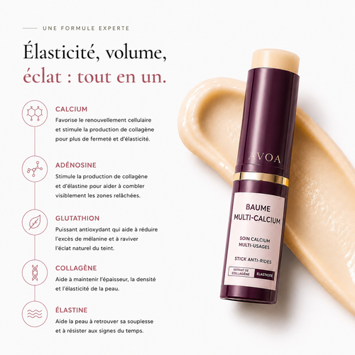 Baume hydratant calcium
