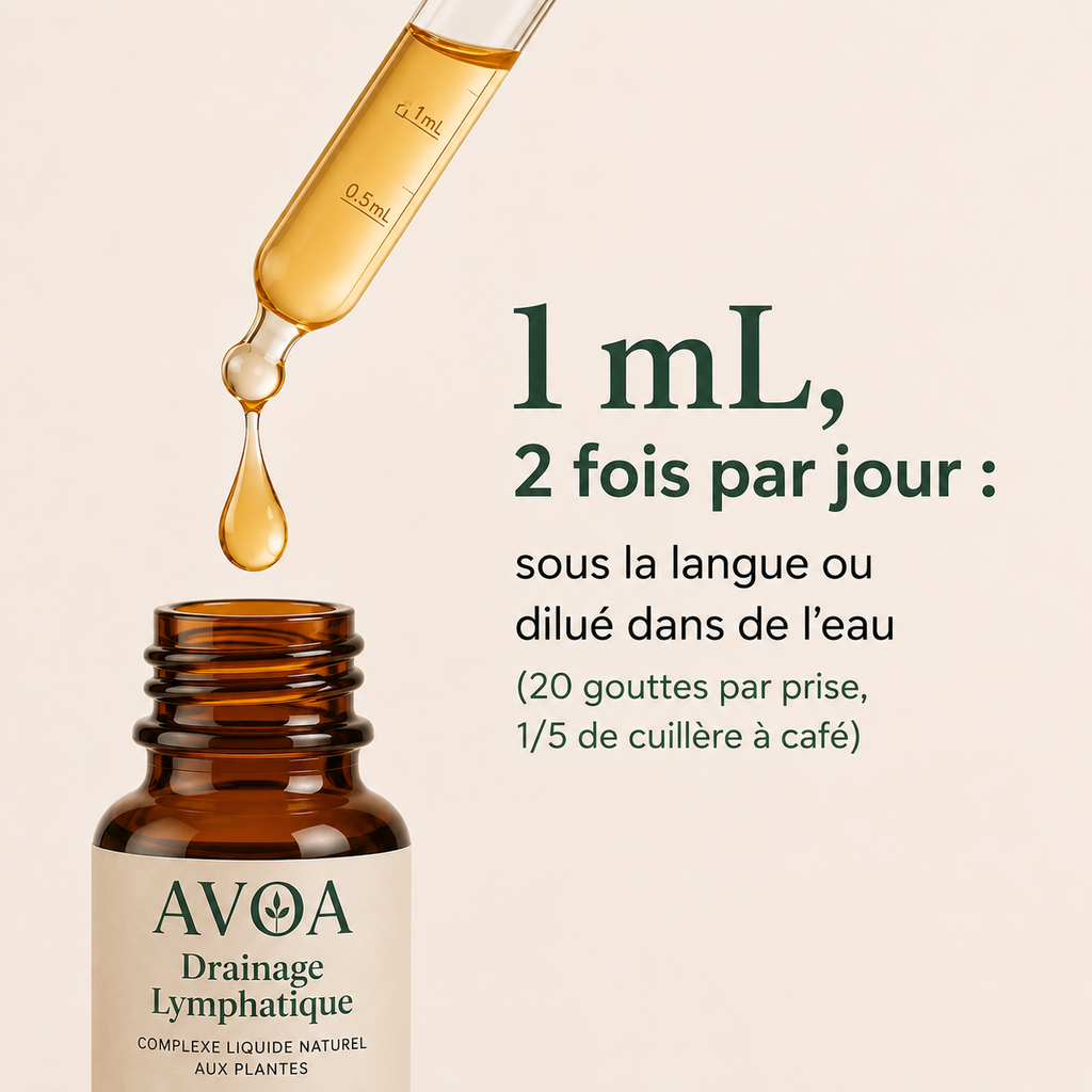 Huile drainage lymphatique